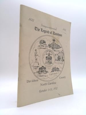 Immagine del venditore per The Legend of Davidson Sesquicentennial 1822 1972 North Carolina venduto da ThriftBooksVintage