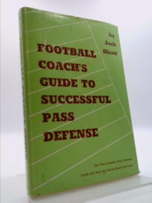 Bild des Verkufers fr Football Coach's Guide to Successful Pass Defense zum Verkauf von ThriftBooksVintage