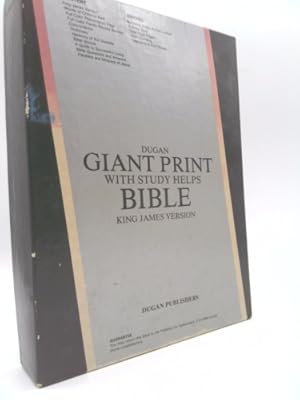 Imagen del vendedor de The Holy Bible Giant Print With Study Helps Old and New Testaments in the King James Version a la venta por ThriftBooksVintage