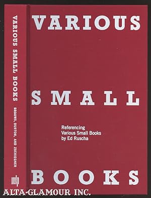 Seller image for VARIOUS SMALL BOOKS: Referencing Various Small Books By Ed Ruscha for sale by Alta-Glamour Inc.