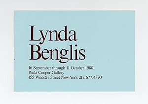 Exhibition postcard: Lynda Benglis (16 September-11 October 1980)
