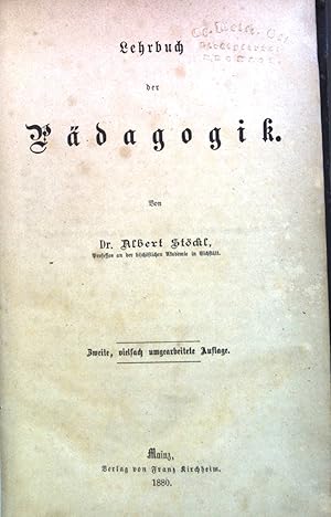 Bild des Verkufers fr Lehrbuch der Pdagogik. zum Verkauf von books4less (Versandantiquariat Petra Gros GmbH & Co. KG)