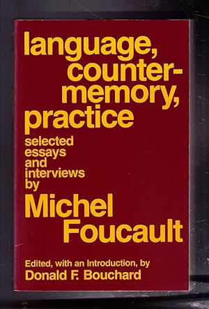 Imagen del vendedor de Language, Counter-Memory, Practice: Selected Essays and Interviews (Cornell Paperbacks) a la venta por CARDINAL BOOKS  ~~  ABAC/ILAB