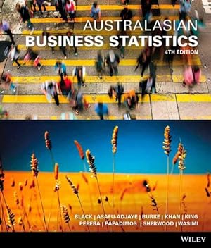 Bild des Verkufers fr Australasian Business Statistics zum Verkauf von GreatBookPricesUK