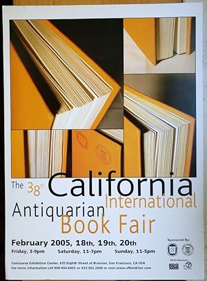 Original Book Fair Poster - "The 38th California International Antiquarian Book Fair, February 20...