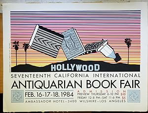 Original Book Fair Poster - "Seventeenth California International Antiquarian Book Fair, Feb. 16-...