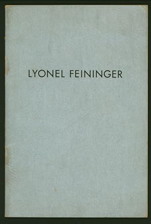 Bild des Verkufers fr Lyonel Feininger - Geboren am 17. Juli 1871 - Ausstellung zum 60. Geburtstag in der National-Galerie 1931. zum Verkauf von Stader Kunst-Buch-Kabinett ILAB