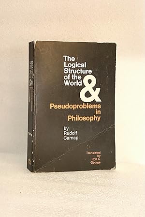 Bild des Verkufers fr The Logical Structure of the World and Pseudo Problems of Philosophy zum Verkauf von boredom books