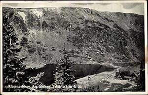 Ansichtskarte / Postkarte Riesengebirge, Am kleinen Teich