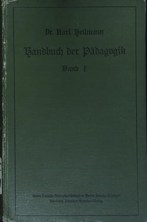 Bild des Verkufers fr Handbuch der Pdagogik. zum Verkauf von Antiquariat Bookfarm