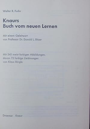 Seller image for Knaurs Buch vom neuen Lernen. for sale by Antiquariat Bookfarm