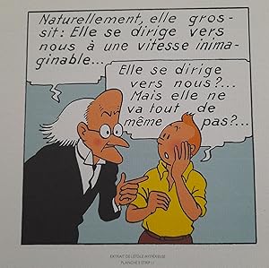 Seller image for HERGE TINTIN ETOILE MYSTERIEUSE PLANCHE 5 STRIP 11 MOULINSART 2011 H04 for sale by Librairie RAIMOND