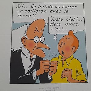 Seller image for HERGE TINTIN ETOILE MYSTERIEUSE PLANCHE 5 STRIP 12 MOULINSART 2011 H05 for sale by Librairie RAIMOND