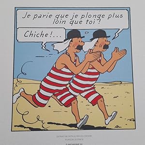 Image du vendeur pour HERGE TINTIN AU PAYS DE L'OR NOIR PLANCHE 20 STRIP 8 MOULINSART 2011 H03 mis en vente par Librairie RAIMOND