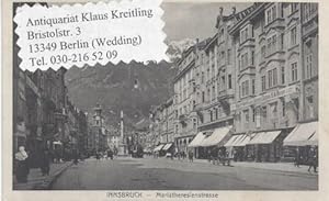 Innsbruck. 1 alte Orig.- Ansichtspostkarte