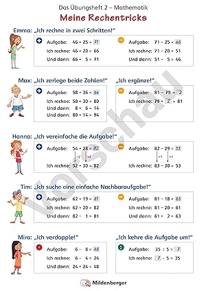 Imagen del vendedor de Das bungsheft Mathematik 2 - Poster a la venta por moluna