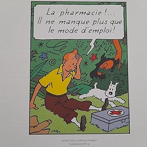 Image du vendeur pour HERGE TINTIN LES CIGARES DU PHARAON PLANCHE 33 STRIP 12 MOULINSART 2011 H11 mis en vente par Librairie RAIMOND