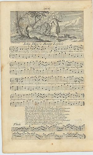 (103) Gen'roud Love [&] (104) John Hay's Bonny Lassie. From: Calliope or English Harmony A Collec...