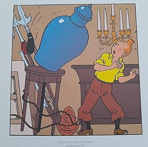 Seller image for HERGE TINTIN LE SECRET DE LA LICORNE PLANCHE 43 STRIP 1 MOULINSART 2010 H13 for sale by Librairie RAIMOND