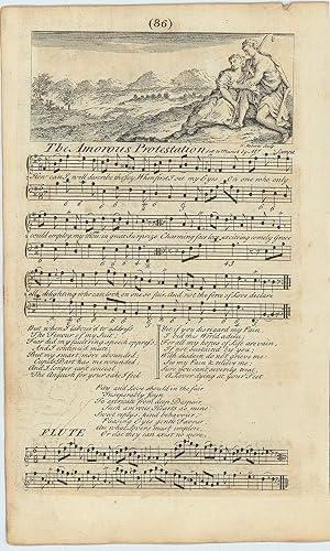 (85) Charming Cloe [&] (86) The Amorous Protestation set to musick by Mr. Lampe. From: Calliope o...