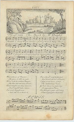 (135) The Dream, The Musick by Mr. Handel [&] (136) Whoe's my Heart that we shou'd Sunder. From: ...