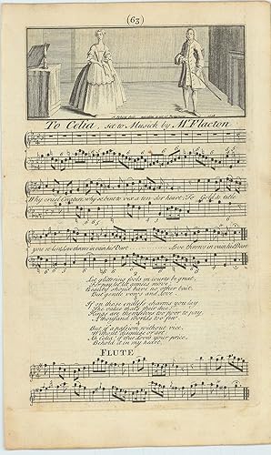 (63) To Celia, set to Musick by Mr. Flacton [&] (64) Mary Scot the flower of Yarrow. From: Callio...