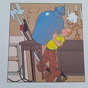 Seller image for HERGE TINTIN LE SECRET DE LA LICORNE PLANCHE 43 STRIP 2 MOULINSART 2010 H14 for sale by Librairie RAIMOND