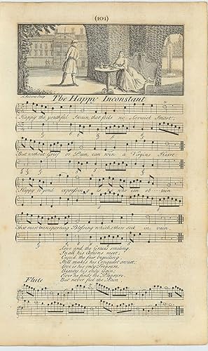 (101) The Happy Inconstant [&] (102) Celia's Conquest. From: Calliope or English Harmony A Collec...