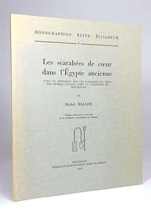 Imagen del vendedor de Les scarabes de coeur dans l'gypte ancienne. Avec un appendice sur les scarabes de coeur des Muses royaux d'art et d'histoire de Bruxelles. (Monographies Reine lisabeth, 4). a la venta por Librarium of The Hague