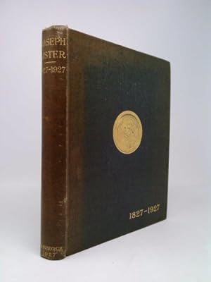 Seller image for Joseph, Baron Lister: Centenary Volume 1827-1927 for sale by ThriftBooksVintage