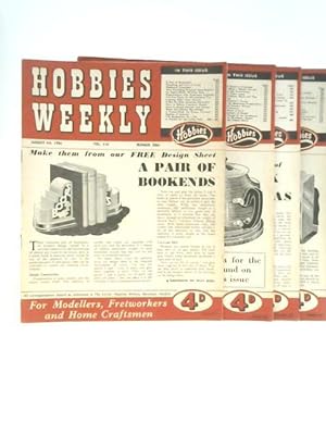 Seller image for Hobbies Weekly Four August Issues 1954 Volume 188 Nos.3066 - 3069 for sale by World of Rare Books