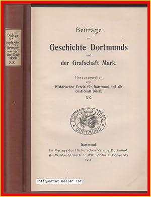 Beiträge zur Geschichte Dortmunds und der Grafschaft Mark. Band XX. (20)