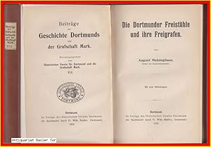 Imagen del vendedor de Beitrge zur Geschichte Dortmunds und der Grafschaft Mark. Band XIX. (19) a la venta por Antiquariat Basler Tor