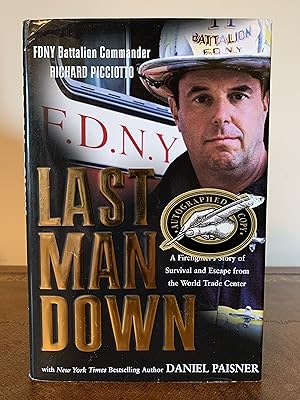 Seller image for Last Man Down: A Firefighter's Story of Survival and Escape from the World Trade Center [SIGNED FIRST EDITION] for sale by Vero Beach Books