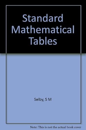 Seller image for CRC Standard Mathematical Tables : 12th Edition for sale by Redux Books