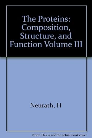 Seller image for The proteins: composition, structure, and function, vol. III for sale by Ammareal