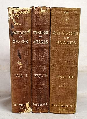 Catalogue of the Snakes in the British Museum. (3 volumes)