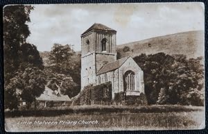 Little Malvern Postcard Vintage Priory Church 1937