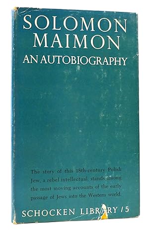 Seller image for SOLOMON MAIMON: AN AUTOBIOGRAPHY for sale by Rare Book Cellar