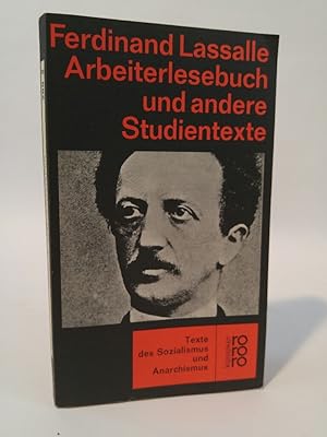 Seller image for Arbeiterlesebuch und andere Studientexte. (Texte des Sozialismus und Anarchismus. for sale by ANTIQUARIAT Franke BRUDDENBOOKS