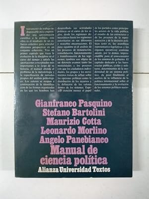 Imagen del vendedor de Manual de ciencia poltica a la venta por Libros Ambig