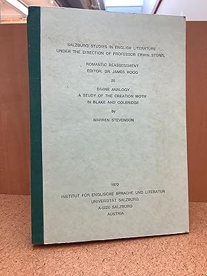 Imagen del vendedor de Divine Analogy, a Study of the Creation Motif in Blake and Coleridge (Romantic Reassessment 25) a la venta por Regent College Bookstore