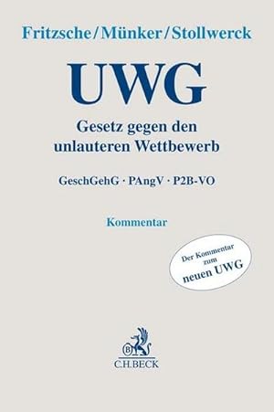 Seller image for Gesetz gegen den unlauteren Wettbewerb for sale by BuchWeltWeit Ludwig Meier e.K.