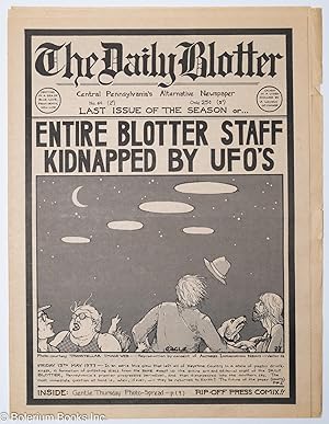 Seller image for The Daily Blotter: Central Pennsylvania's Alternative Newspaper; #64, May 13, 1977: Entire Blotter Staff Kidnapped By UFO's for sale by Bolerium Books Inc.