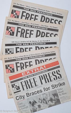 Seller image for The San Francisco Free Press [strike paper of the Conference of Newspaper Unions] [five issue broken run] for sale by Bolerium Books Inc.