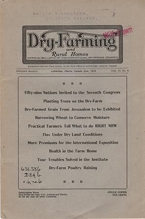 Dry-Farming and Rural Homes, Vol. VI, No. 6, June 1912