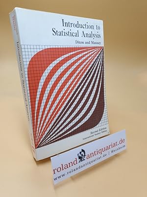 Seller image for Introduction to Statistical Analysis for sale by Roland Antiquariat UG haftungsbeschrnkt