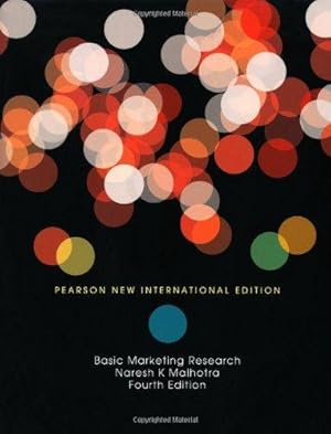 Bild des Verkufers fr Basic Marketing Research: Pearson New International Edition zum Verkauf von WeBuyBooks