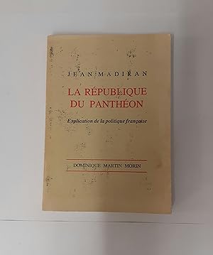 Immagine del venditore per La Rpublique du Panthon venduto da Librairie Clment VI
