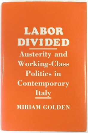 Bild des Verkufers fr Labor Divided: Austerity and Working-Class Politics in Contemporary Italy zum Verkauf von PsychoBabel & Skoob Books